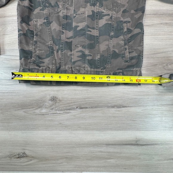 Kids Levi Strauss Camo Denim Jacket Size M Youth 10/12 - Picture 9 of 11